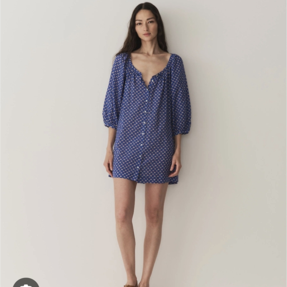 Doen Jullien Mini Dress Size XS Bord De Mer Print